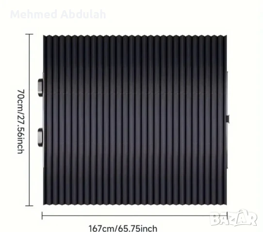 Сгъваем Слънцезащитен Щит за предно стъкло на автомобила тип щора , снимка 3 - Аксесоари и консумативи - 50754523