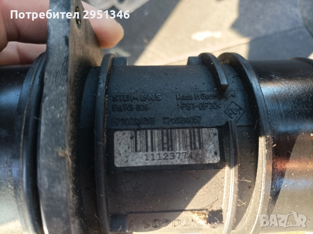 Дебитомер 7700314057  Renault Espace IV Laguna, снимка 2 - Части - 52774558