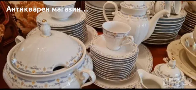 VOHENSTRAUSS Johann Seliman , BAVARIA  ,GERMANY. Възхително ,красив комплект за хранене, снимка 2 - Сервизи - 49999999