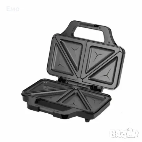 Електрическа скара за сандвичи - Lexical LSM-2519, 1000W, 4 отделения - Гаранция 12 месеца , снимка 3 - Тостери - 48436039