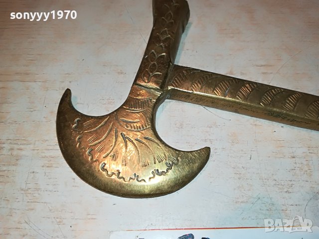 МЕД/МЕСИНГОВА БРАДВА ОТ ФРАНЦИЯ 2211221825, снимка 6 - Антикварни и старинни предмети - 38761178