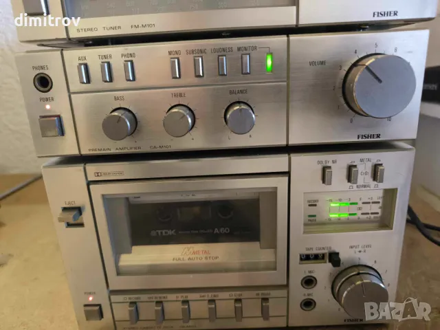Fisher M-101 , снимка 4 - Ресийвъри, усилватели, смесителни пултове - 49957807