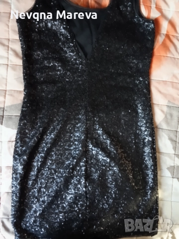 Рокля с пайети , снимка 3 - Рокли - 52493353