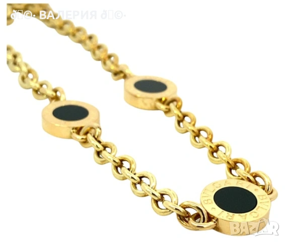 Колиета от неръждаема стомана BVLGARI, снимка 2 - Колиета, медальони, синджири - 53569408