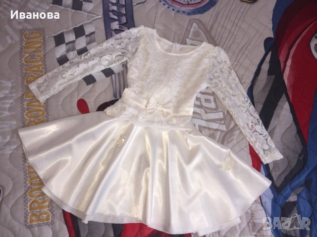 Рокля, размер 116, снимка 4 - Детски рокли и поли - 41522153