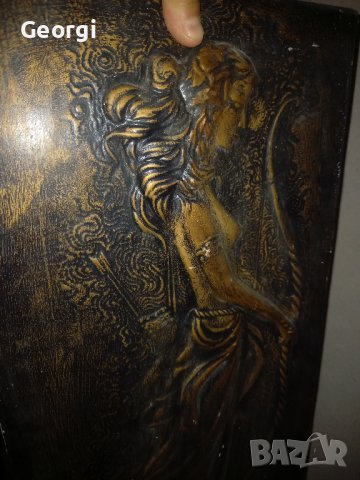 Старинна Гипсова картина , снимка 5 - Картини - 42666241