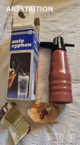 Стар сифон за газирана вода, снимка 1 - Антикварни и старинни предмети - 41736425