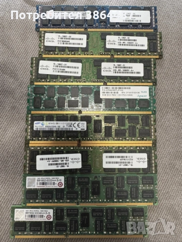 Сървърна RAM DDR3 / DDR3L ECC Registered – 8GB и 16GB – Samsung, Hynix, Cisco, Transcend, Apacer