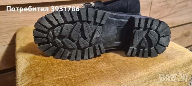 Дамски черни обувки, снимка 7 - Дамски ежедневни обувки - 51912912