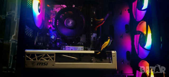 Продавам Добро РС Ryzen 5 5600/32GB/1TB SSD/RX 5700XT/Гаранция, снимка 8 - Геймърски - 52451580