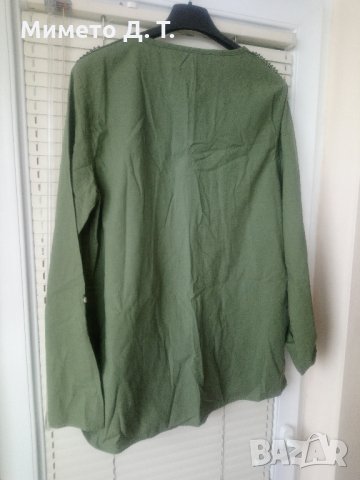 Блуза нова /L-100% памук/, снимка 8 - Блузи с дълъг ръкав и пуловери - 31890222