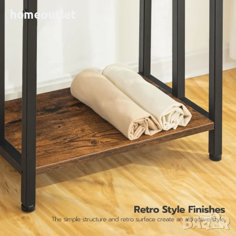 ПРОМОЦИЯ Свободностоящ държач за кърпи, одеала и др. BF03LB01, снимка 4 - Етажерки - 50970135