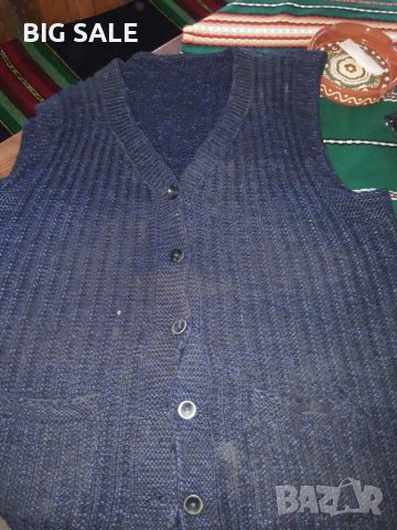 Домашно Плетиво Вълна -Елеци, снимка 3 - Елеци - 41355625