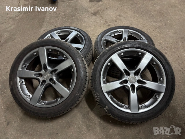 Джанти с гуми 17 5x112, снимка 2 - Гуми и джанти - 53447157