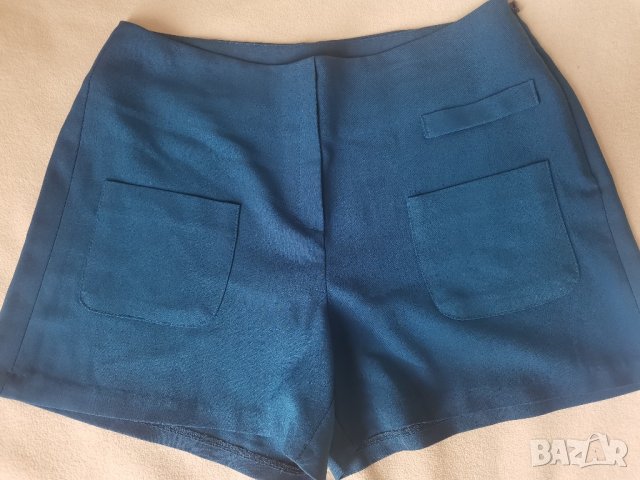 Сини къси панталонки , снимка 1 - Къси панталони и бермуди - 42212533