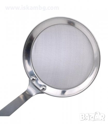 ЦЕДКА С ФИНА МРЕЖА, НЕРЪЖДАЕМА СТОМАНА - код 2999, снимка 4 - Прибори за хранене, готвене и сервиране - 33903784