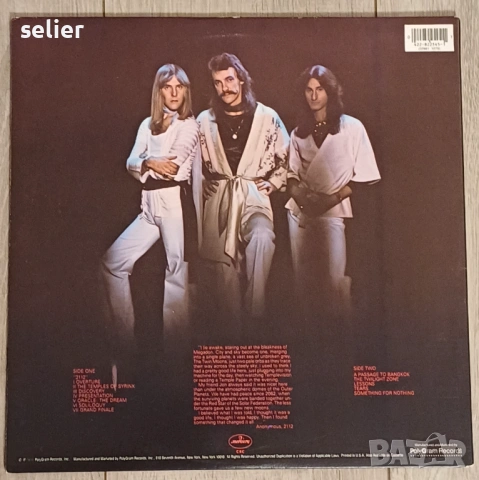 Rush ‎– 2112 Издание 🇺🇸 USA 1985г- CLUB EDITION  Обложката е GATEFOLD  Стил:HARD ROCK ,PROG ROCK  , снимка 2 - Грамофонни плочи - 53102297