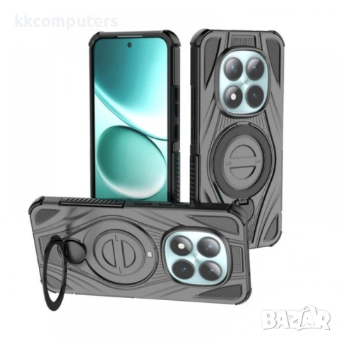 Защитен калъф WANLONFENG XH за Xiaomi Redmi Note 15 Pro+ 5G / Poco M8 Pro 5G със Стойка - PC+TPU, Вк, снимка 6 - Калъфи, кейсове - 53285648