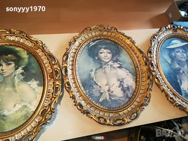 КАРТИНИ С ДАМИ ВНОС ОТ ГЕРМАНИЯ 0204221654, снимка 6 - Антикварни и старинни предмети - 36319545