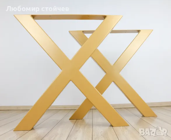 Метални крака за мебели, маса, бюро, пейка, снимка 17 - Други - 47699115