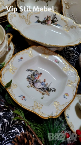 Сервиз за хранене и кафе Rosenthal Sanssouci Hoeroldt Arkadien , снимка 4 - Сервизи - 52774701