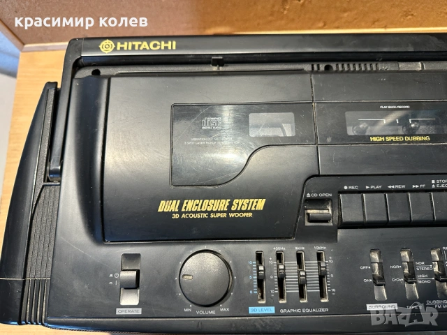 радиокасетофон "HITACHI CX-W750W", снимка 6 - Радиокасетофони, транзистори - 53735620