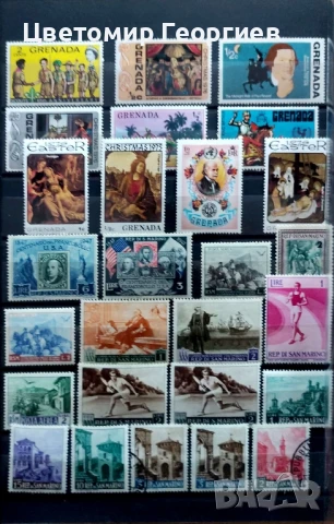 Пощенски марки с класьор.270 бр.  К.3, снимка 11 - Филателия - 50906473