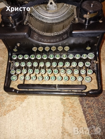 Пишешта машина TORPEDO на кирилица., снимка 3 - Шевни машини - 52862729