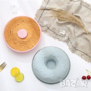 3D Грамадна поничка силиконов молд форма за кекс торта сладкиш десерт силиконова, снимка 3 - Форми - 41580603