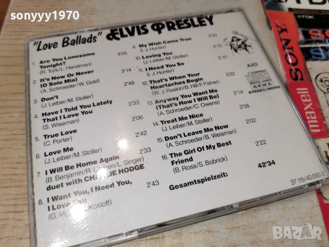ELVIS PRESLEY CD-ВНОС GERMANY 0603261650H2E6R, снимка 3 - CD дискове - 53736975