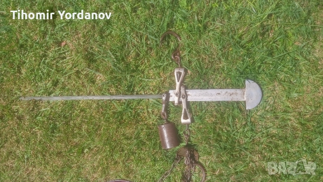 Кантар -Паланца до -50 кг., снимка 13 - Антикварни и старинни предмети - 51479124