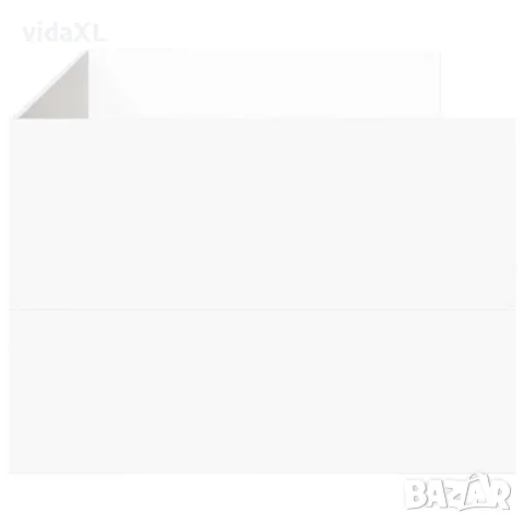 vidaXL Дневно легло с чекмеджета, без матрак, бяло 90x190 см, снимка 5 - Спални и легла - 56146813