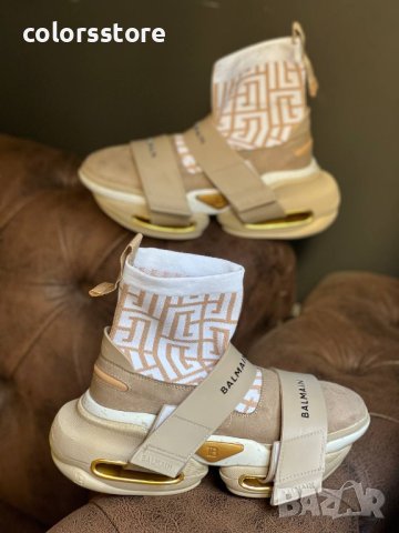 Маратонки тип чорап Balmain код FG66AE, снимка 2 - Маратонки - 42525287