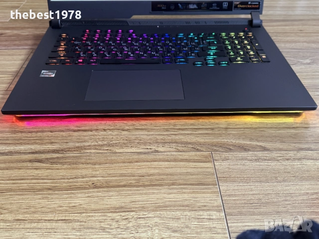 17.3 300Hz ROG Strix`Ryzen 9-5900HX/RTX 3070/16GB RAM/512GB SSD/RGB, снимка 4 - Лаптопи за игри - 53526733