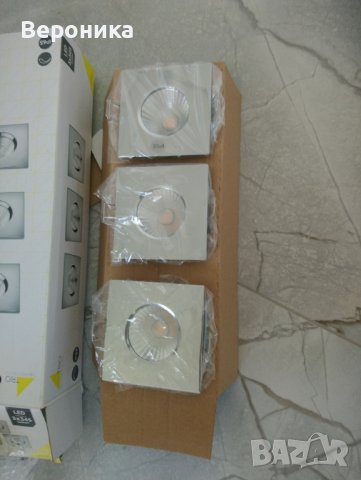 LED луни за вграждане TRIO ZAGROS - 3бр., IP65, снимка 2 - Лампи за баня - 40695485