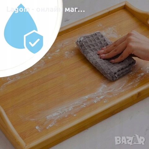 Сгъваема бамбукова масичка за лаптоп и закуска в леглото Ruhhy, снимка 10 - Маси - 52562592