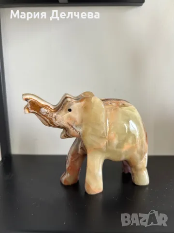Декоративна фигура Слон (камък) , снимка 2 - Декорация за дома - 56187580
