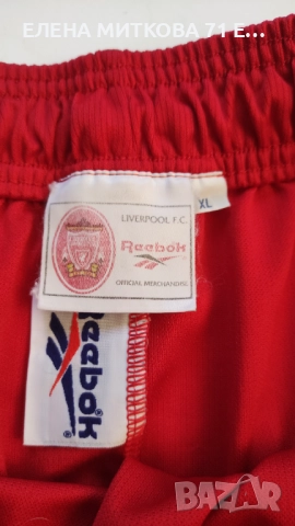 Шорти на ФК Ливърпул на Рийбок 1996-1997 домакини размер XL, снимка 6 - Футбол - 49535584