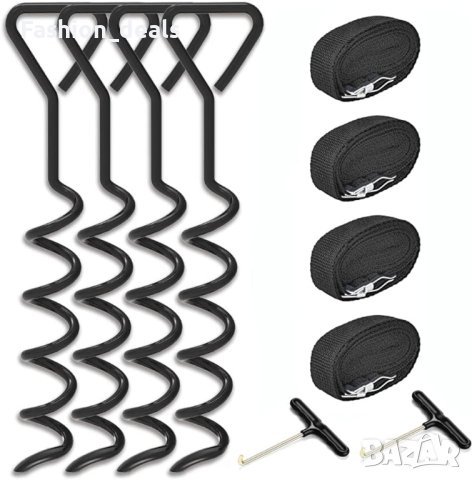 Нов Комплект за батут люлки палатки/ Закрепване Къмпинг Туризъм