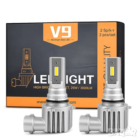 LED крушки V9 9006 26W комплект 2 броя