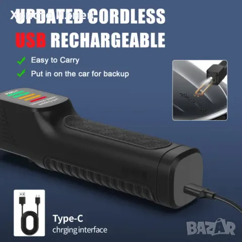 Поялник за пластмаса Мини горещ телбод Безжична машина за заваряване на пластмаса с 200бр скоби , снимка 4 - Поялници и запояване - 49203124