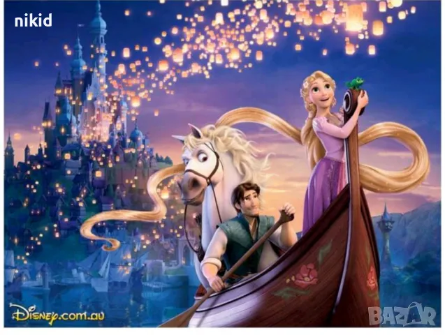 Рапунцел детски 5D гоблен диамантен картина мозайка за направа по схема с камъчета