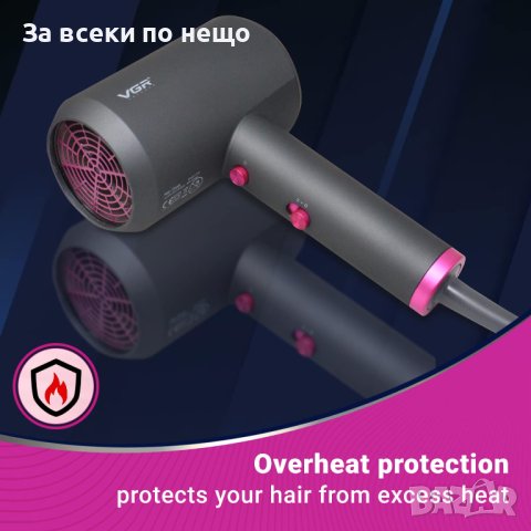 ПРОМОЦИЯ! Професионален сешоар VGR V-400