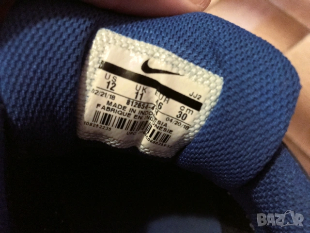 Nike Tanjun 46 – тъмносини, удобни и леки – отлично състояние, снимка 3 - Маратонки - 53656281