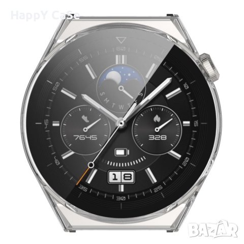 Huawei Watch GT3 / GT3 Pro / GT Runner / Твърд удароустойчив кейс с протектор, снимка 5 - Смарт гривни - 41046342