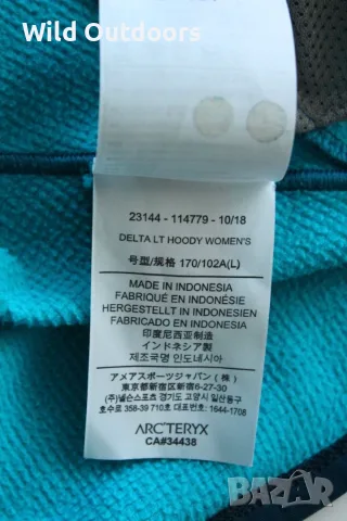 ARC'TERYX Delta Lt hoody - дамски поларен суичър, размер L, снимка 4 - Спортни екипи - 56181684