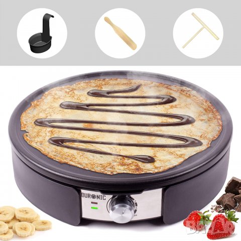 Duronic PM152 Crepe Maker | 1500 вата | с 37 см незалепваща плоча