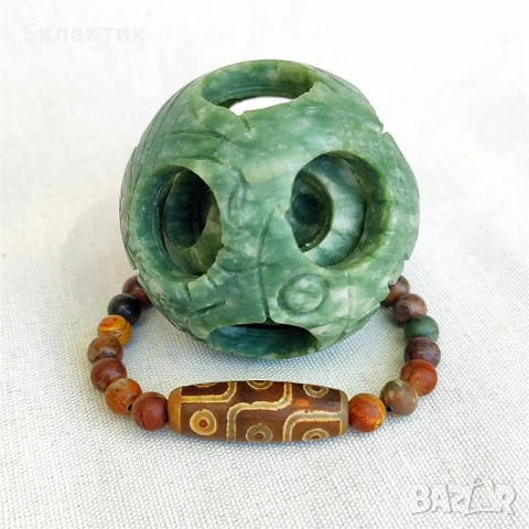 Дзи гривна с мъниста от регалит