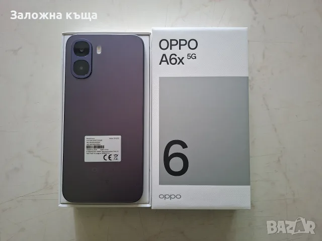ЧИСТО НОВ ! Oppo A6x 5G - 4GB RAM / 128GB / 50MPx / 6100mAh