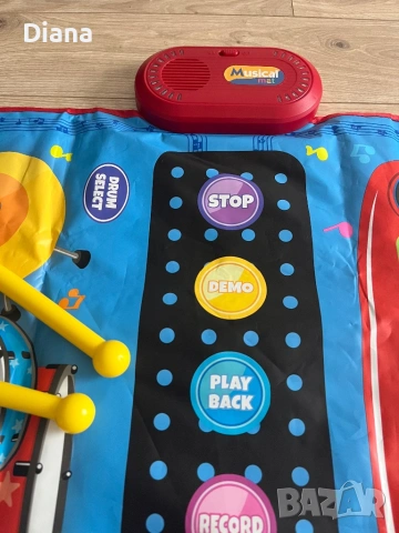 Голяма музикална постелка за бебета и деца, снимка 2 - Музикални играчки - 53082571